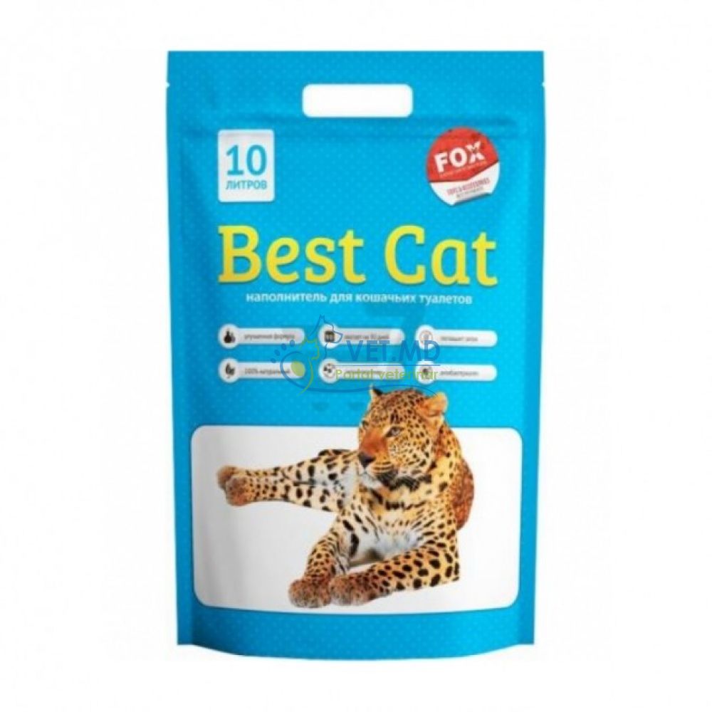 Best Cat Silicate гигиенический наполнитель для кошачьего туалета с запахом мяты, 15 л